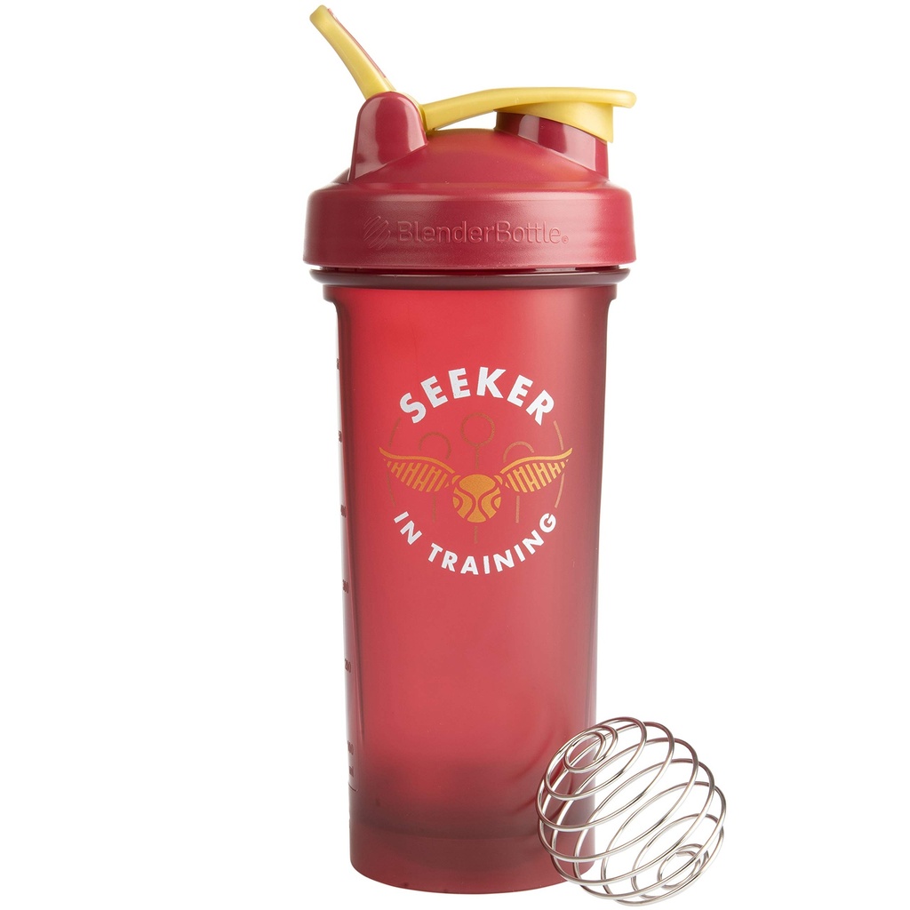 Harry Potter BlenderBottle Shaker Garrafa, 28 onças - Seeker em treinamento - BlenderBall Wisk Mixer Ball - mistura de pó de proteína, bebidas esportivas, batidos, smoothies e mais