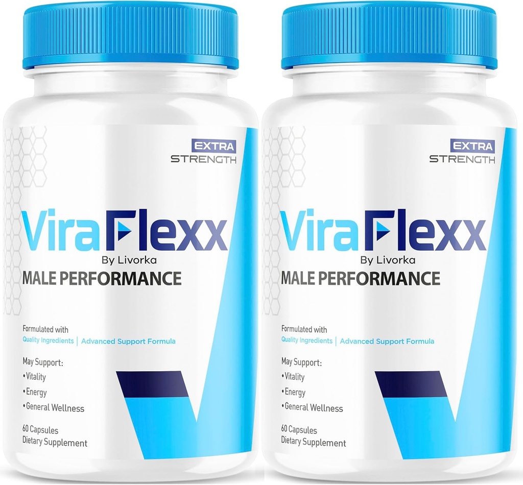 (2 Pack) ViraFlexx Pro Cápsulas para homens, Original ViraFlexx Pro Pílulas de suporte masculino Todos os suportes naturais Saúde geral, ViraFlex Premium Advanced Formula, Vira Flexx Comentários, 120 cápsulas para 2 meses