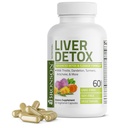 Bronson Liver Detox avançada Detox & Cleansing Fórmula apoia a função de fígado de saúde com cardo de leite, extrato de dente de leão, alcaçuz, folha de alcachofra & mais, não-GMO, 60 cápsulas vegetarianas