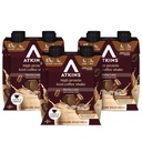 Atkins Mocha Latte gelado café aromatizado proteína Shake, alta proteína, baixa glicémia, baixo carboidrato e baixo açúcar Shakes, Keto-friendly, 12 embalagem