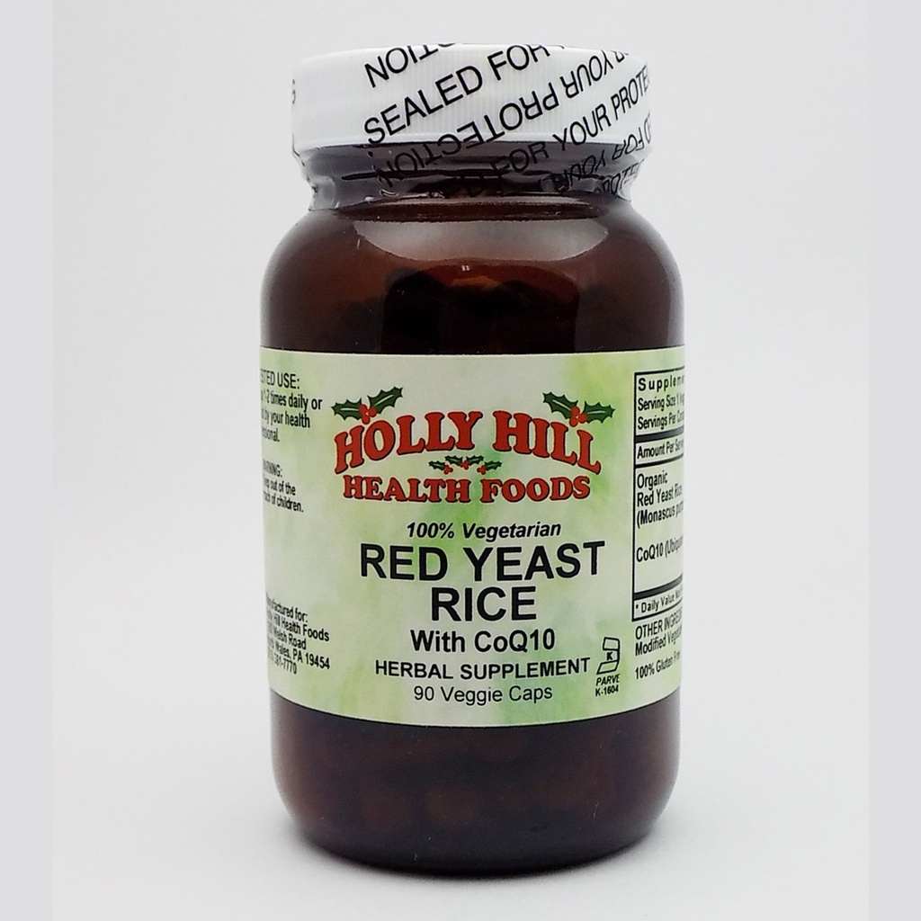 Holly Hill Health Foods, Red Yeast Rice, 90 Cápsulas Vegetarianas