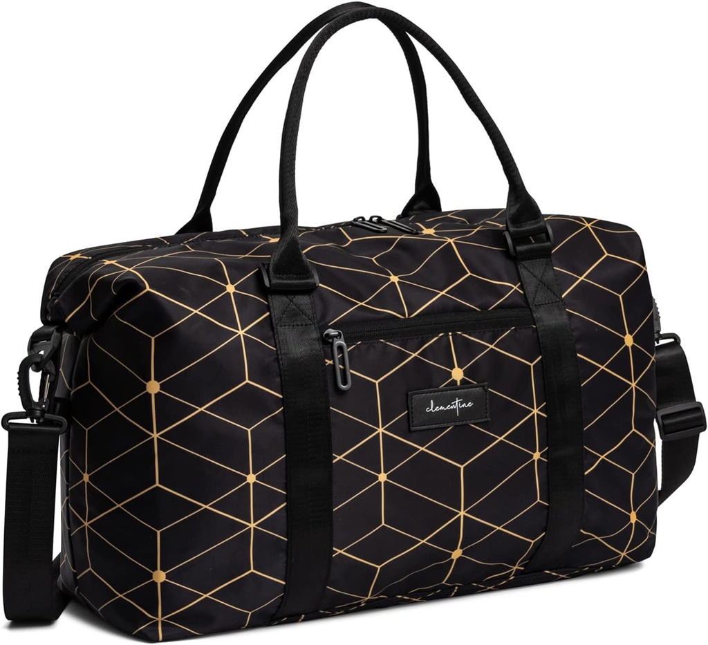 Saco Clementine Tote □ Bolsas Weekender para Mulheres □ Bolsa Duffle perfeita para Pernoites, Viagens e Ginásio
