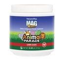NaturesPlus Animal Parade MagKidz, Cherry Flavor - 0,38 lb - Suplemento de pó de magnésio para crianças - Apoio à saúde óssea e muscular - sem glúten, sem açúcar - 45 Servings
