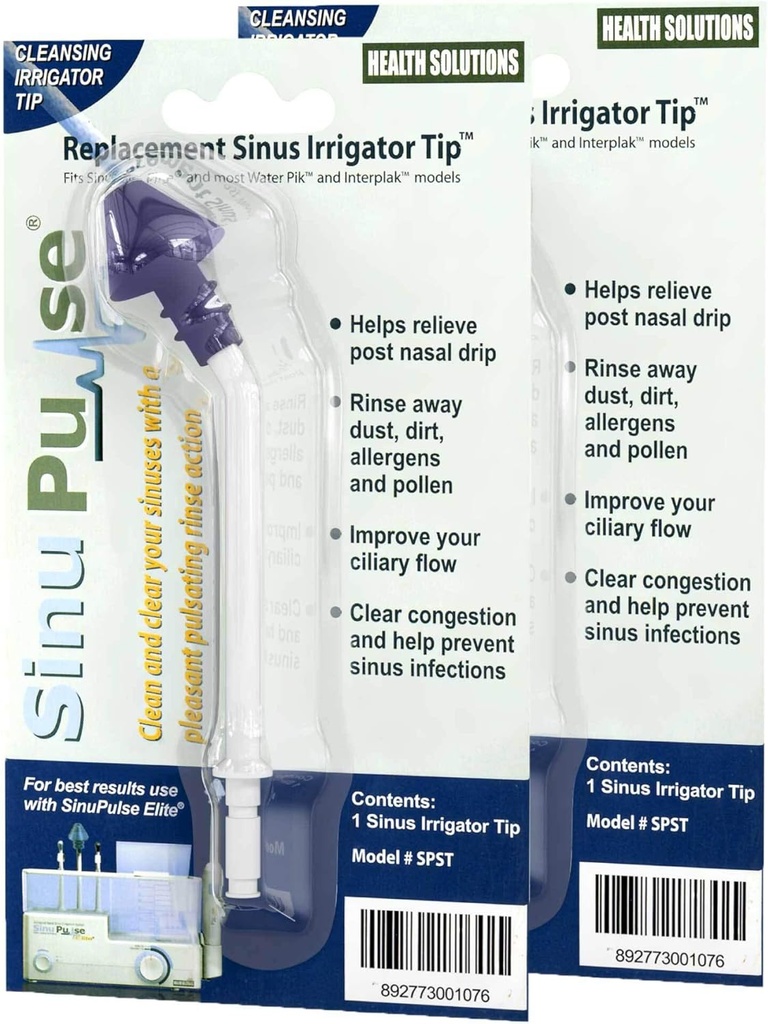 Dica de Irrigador Sinupulse Elite Substituição de Sinus (2 embalagens)