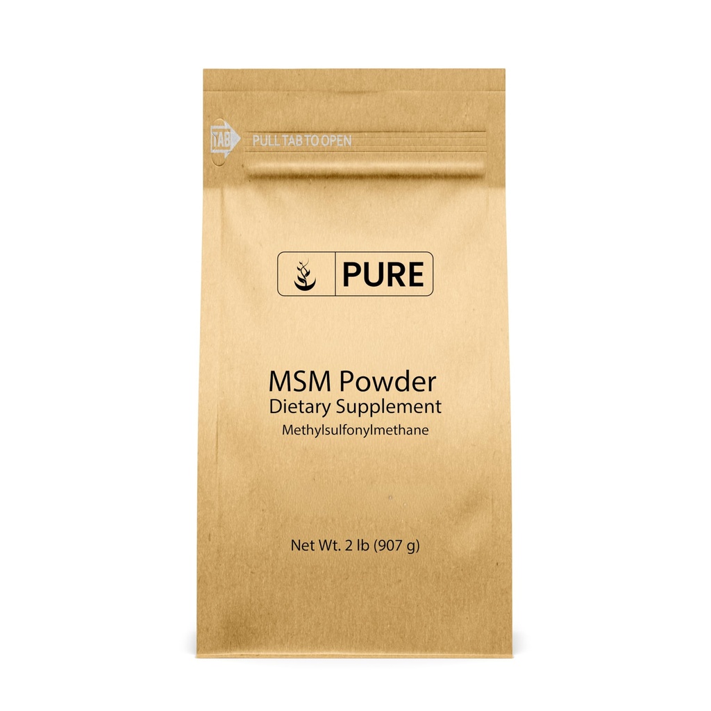 Pó de metilsulfonilmetano HSH (2 lbs), sempre puro, suplemento alimentar natural do enxofre