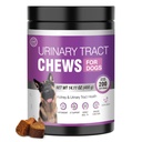 Tratamento do cão ITU Suplemento de cranberry para cães 200 Mastigar Medicina de trato urinário Pílulas de controle de bexiga Suporte renal Cranberrys Extrair Mordidas Puppy UTI Infecção trata Remédio de incontinência para cães