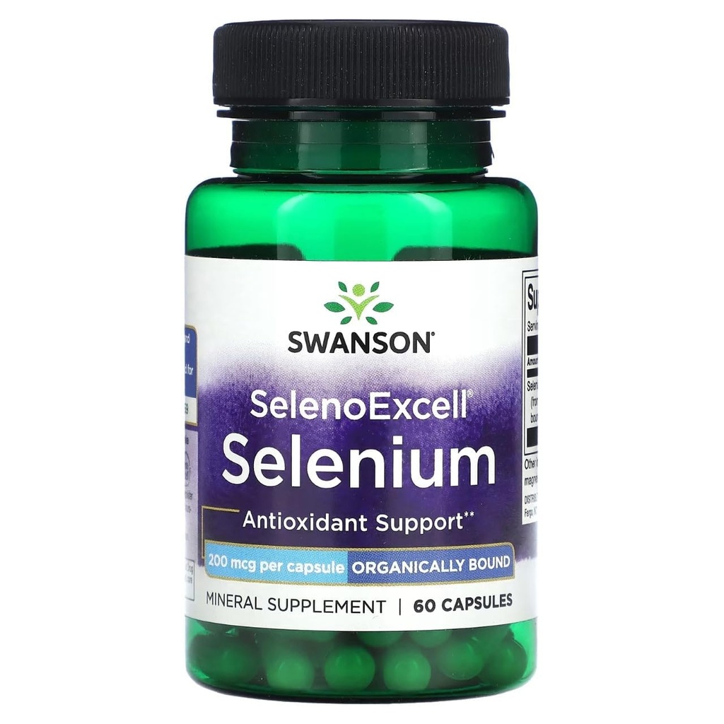 Swanson Selenoexcell Selenium 200 mcg 60 Cápsulas