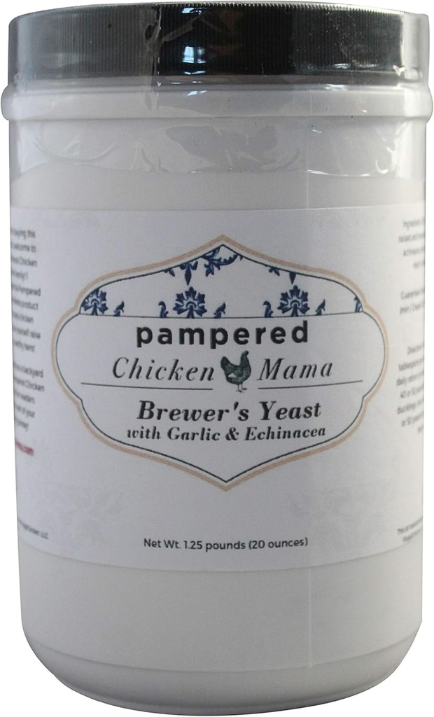 Levedura de cerveja para frangos e patos de quintal com Echinacea, alho, e orégano (4 libras)