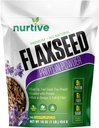 Pó de proteína de linhaça - Baseada em Plantas, Rico em Ómega-3 e Antioxidantes - Ideal para Recuperação Pós-Trabalho - Boost Nutricional para Smoothies & Baking - Não-GMO & Gluten-Free (16 oz / 454g)