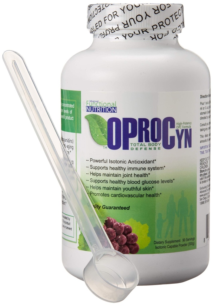 OProCyn Isotonic OPC suplemento de 3 meses, beber pó de 300g