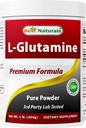 Melhor Naturals L-Glutamina em pó - 1 Libra - 100% Pure and Free Form - Pó de recuperação de Glutamina - clinicamente comprovadas ajuda de recuperação para homens e mulheres (817716014555)