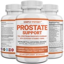 Suplementos de próstata para homens, Saw Palmetto Prostate Health Support w/ 33 Vitaminas & Herbs - Beta Sitosterol Plus B6, Selenium & Zinc para uma frequência de micção saudável & fluxo & sono adequado (60 cápsulas)