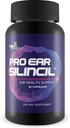Silincil Pro Ear - Saúde do ouvido e apoio à saúde auditiva - Ajuda a reduzir o toque do ouvido e zumbido - Suporte Redução da inchação e melhoria do fluxo de sangue - promover a audição ideal - alcaçuz, vitamina C, alho