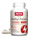 Fórmulas Jarrow Força extra Folato de metilo 400 mcg, Suplemento dietético para Apoio à Saúde Cardiovascular e Neurológica, 60 Cápsulas Veggie, Fonte de 60 dias