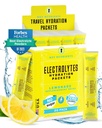 KEY NUTRIENTS Electrolytes Powder Packets - Refreshing Limonada 20 Pack Hydration Packets - Travel Hydration Powder - Sem açúcar, sem calorias, sem glúten - Made in USA