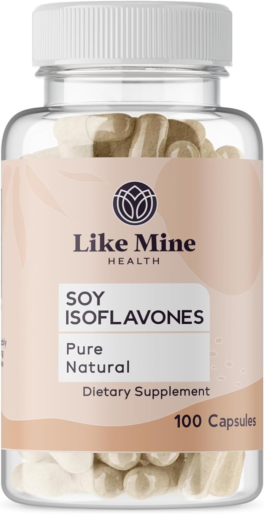 Como Mina Soy Isoflavonas (100 cápsulas), Puro & Natural, Suplemento dietético, Sem preenchimentos