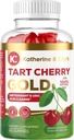 Katherine & Clark Tart Cherry Gold Montmorency Gummies - Tart Cherry Extract Gummies com sementes de aipo - Promove níveis de ácido úrico saudável para apoiar alívio conjunto - Vegan Made in the USA - 60 Count