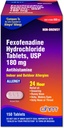 Ohm Medicina Alergia Fexofenadina 180mg - 24 horas de alívio para espirros e sintomas de alergia, Não-Drowsy - comprimidos de anti-histamínico de 24 horas para alívio eficaz - 150 contagem (pacote único)
