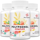 67,500 MG Suplemento de Polifenóis - Poderosos antioxidantes e polifenol para a defesa da idade, Polifenol Superalimento, Quercetina, Resveratrol, Chá Verde, Base de Plantas & Energia, Suporte Imune, 270 Cápsulas