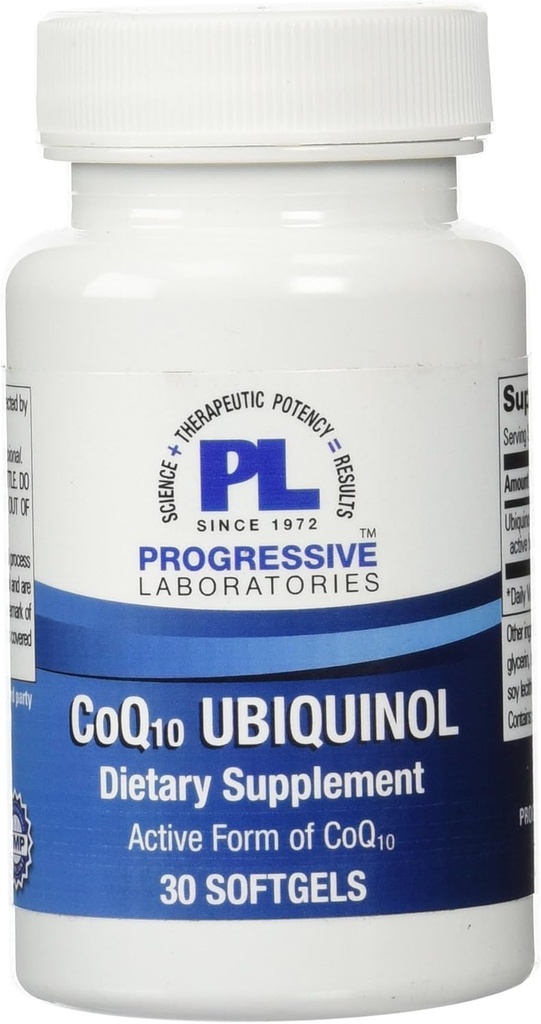Laboratório Progressivo Suplemento de Ubiquinol COQ10, 30