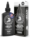 Bossman Jelly Beard Oil para homens (4 onças, nu - sem cheiro) – amolece, hidrata e condições com ingredientes naturais