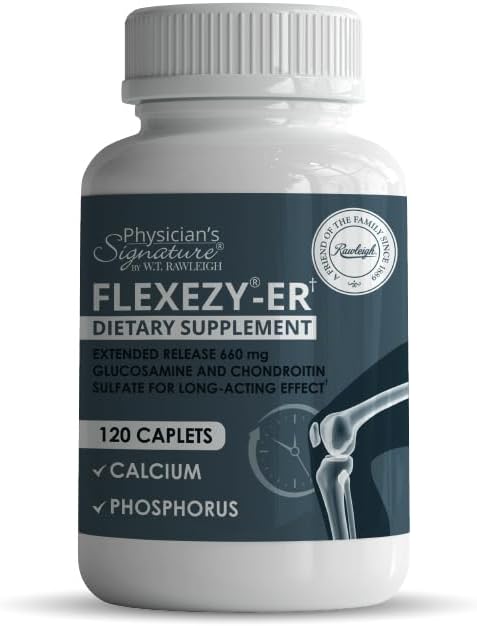 Rawleigh Flexezy-ER: 120 Caplets . Fórmula de suporte conjunto 24/7 .