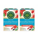 Medicamentos tradicionais orgânicos todos os dias Detox Schisandra Berry Herbal Tea, Suporta função hepática saudável (16 Count (Pack of 2))