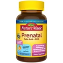 Natureza Made Pré-Natal com Ácido Fólico + DHA, Vitamina pré-natal e Suplemento Mineral para Apoio Nutricional Diário, 60 Softgels, Fonte de 60 dias