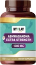 Ashwagandha 1000 MG - 150 Cápsulas Pode Ajudar o alívio do estresse*, o impulso energético*, e o suporte imune*