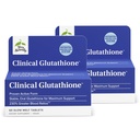 Terry Naturalmente Glutationa Clínica - Antioxidante para alta absorção - Suplemento dietético com L-Glutationa - Vegan Suplemento para apoiar a saúde celular - 60 Comprimidos de Derretimento Lento (Pack of 2)