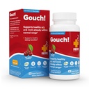 Redd Remedies, Gouch!, Suplemento de suporte para articulações e níveis de ácido úrico, Encoraja uma resposta inflamatória saudável, Tart Cherry & Quercetin, 60 Cápsulas Vegan