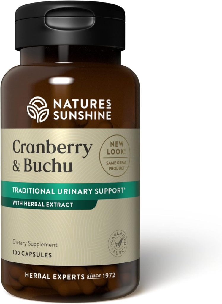 Natureza Sunshine Cranberry e Buchu concentrado 100 Cápsulas