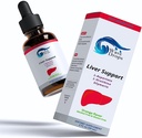 Suporte de fígado Suplemento líquido - Fórmula especial - Fígado Cleanse Detox e fórmula de reparo - Suplemento de suporte de fígado de ervas com L-Ornitina L-Aspartate Silymarin