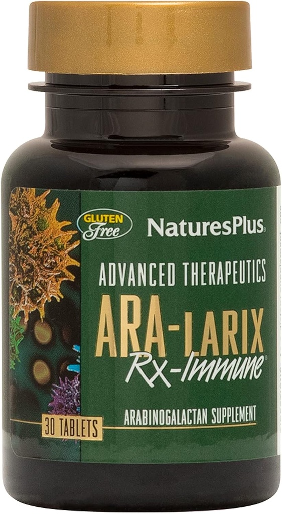 NaturesPlus Advanced Therapeutics Ara-6 Rx Immune Health - 30 Comprimidos - Hipoalergênico, Livre de Glúten, Vegetariano - 30 Servimentos