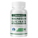 Glicinato de magnésio 400 MG por serviço 100% quelatado para alta absorção, suave no estômago, não-GMO, 180 Cápsulas Vegetarianas