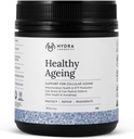 Suplemento de envelhecimento saudável em pó, Efeitos anti-envelhecimento, Contém Quercetina, Resveratrol e Nrf2 Ativadores, Antioxidantes ricos Nutriente-Dense, Não-GMO, Vegan (90 Grams (15 Servings)