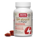 Fórmulas Jarrow QH-absorb + PQQ - 30 Softgels - Suplemento dietético Suporta Biogênese Mitocondrial, Produção de Energia e Saúde Cardiovascular - Até 30 Servimentos