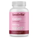 Coenzyme CoQ10 600mg por cápsula com Bioperine (60 Cápsulas Vegetarianas) Naturalmente Fermentado - Sem Dióxido de Titânio - Sem Enchidos - Sem Estearatos - Vegan - Glúten Livre - Não OGM