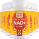 2000 MG NAD Supplement, NAD lipossomal+ com alta absorção, mais eficiente do que o Riboside Nicotinamida, Pure & Plus Boosting Supplement, Envelhecimento Defesa, Metabolismo e Celular, 480 softgels