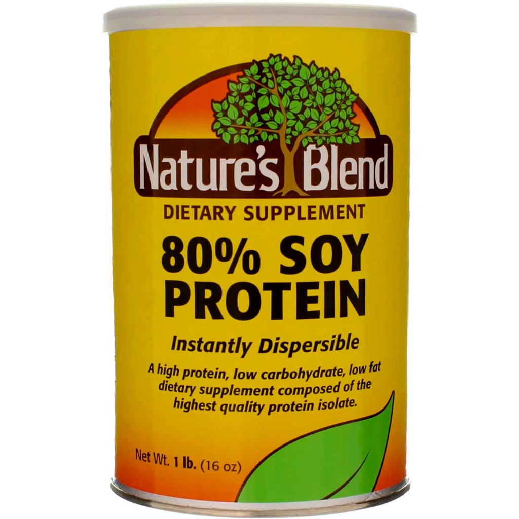 Proteína em pó 80% Soja Isola 1 lb Pwdr