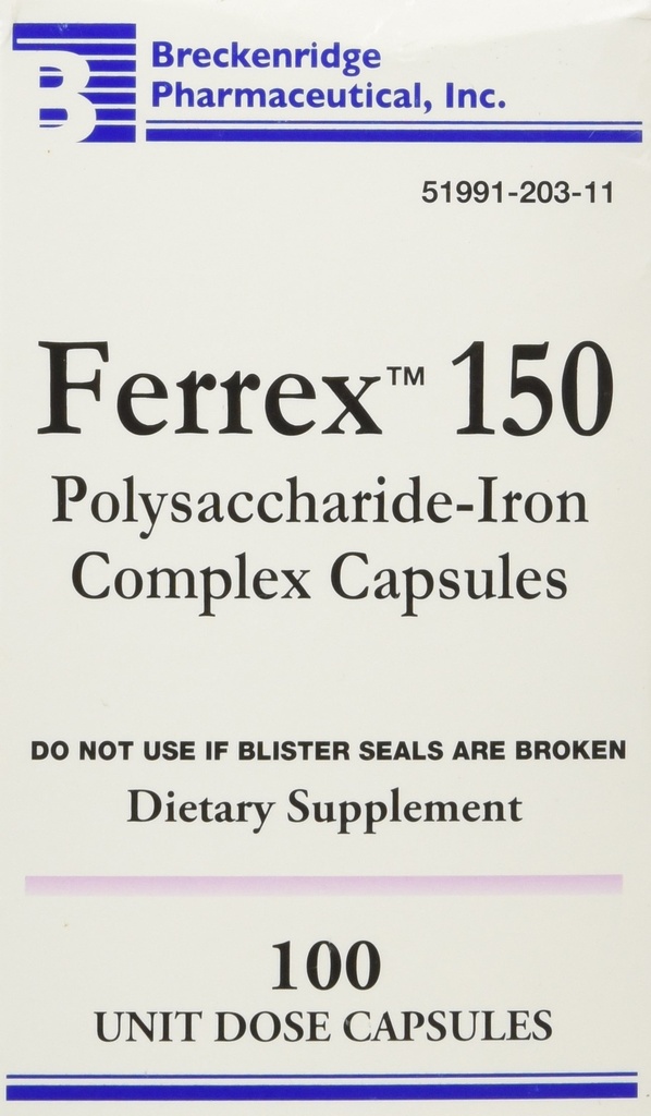 FERREX 150 CAPS ***BRE Tamanho: 10X10 UD