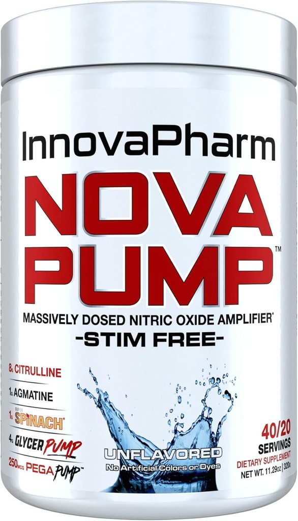InnovaPharm NOVAPUMP (não aromatizado) 320 gramas