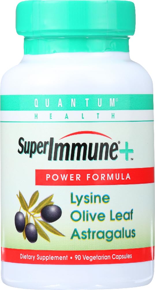 Saúde Quântica, Cápsula Vegetariana Super Imune, Pacotes de 90 Count (Pacote de 2)