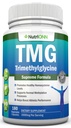 TMG Trimetilglicina Suplemento - 1000mg - 180 Cápsulas - Premium Pure Betaine Anhydrous - Suporta Homocisteína Normal e Níveis de Pressão Arterial - Promove Processos de Metilação - Fórmula Não-GMO
