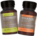 Co-Enzima Q10 sem cristais (120 softgels) e Endur-Acin Niacin