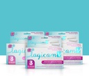 Lagicam Tratamento de Infecção por Levedura de 3 dias para Mulheres, Comece a trabalhar no 1o dia, Nitrato de Miconazol, Creme vaginal antifúngico para coceira e irritação, 3 Aplicadores descartáveis e creme (Pacote de 3)