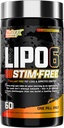 Nutrex Research Lipo6 Estimulante Perda de Peso Livre & Apetite Supressor pílulas dietéticas – Queimador de gordura do ventre termogênico, desejos de combate, aumentar o metabolismo – 60 Servings