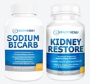 Restauração do rim e bicarbonato de sódio 2 pacote Rim Cleanse Suplemento Natural Bicarbonato de sódio Ácido tampão Naturalmente