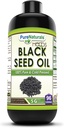 Puro Naturals Black Seed Oil Supplement (Suplemento de óleo de semente preta) 16 Oz 5 G Por Serviço (96 Servings Per Garrafa)