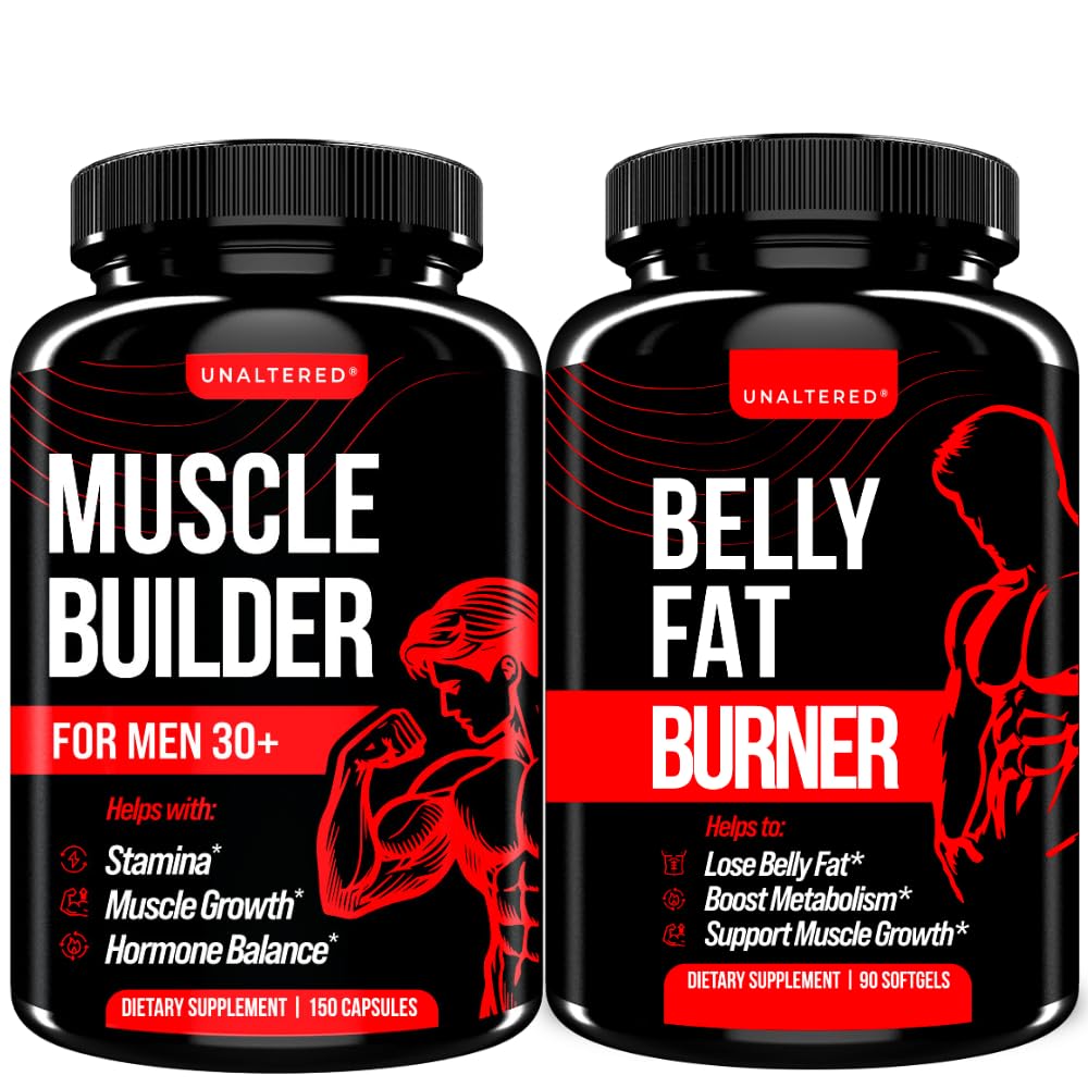 Unaltered Muscle Builder & Belly Fat Burner Bundle